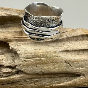 Sterling Silver Stacking Spinner Ring